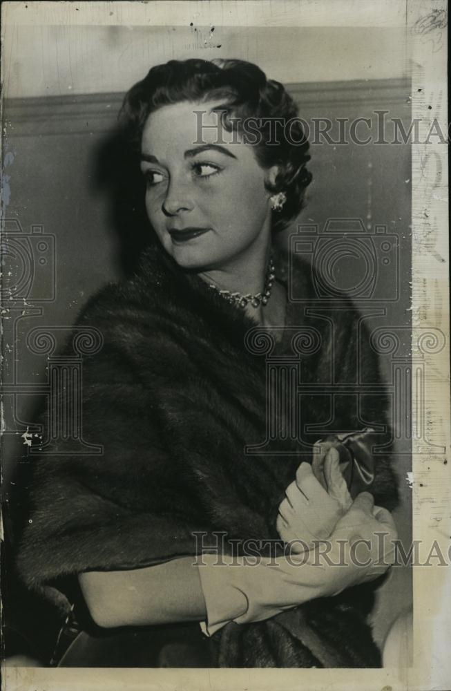 1955 Press Photo Barbara Gaylord Cook Questioned About Slaying In New York - Historic Images