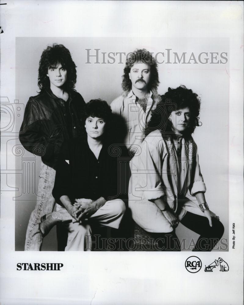 Press Photo Musician Band Recording Artist Starship performace - RSL80555 - Historic Images