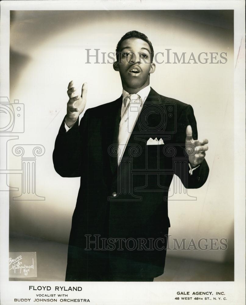 Press Photo Popular Musician Vocalist Floyd Ryland - RSL61503 - Historic Images