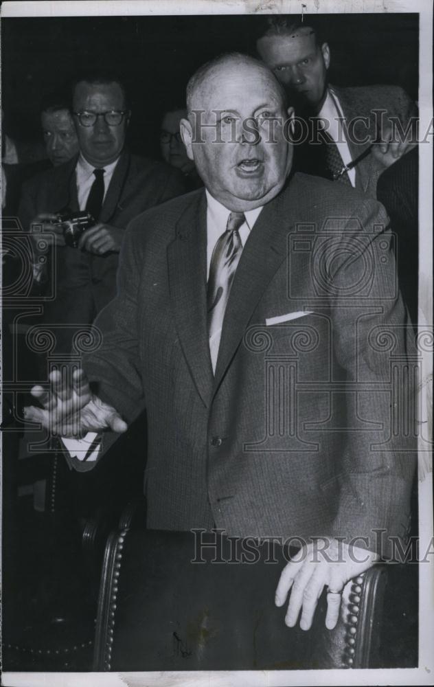 1957 Press Photo Dave Beck President International Teamsters Union Washington - Historic Images