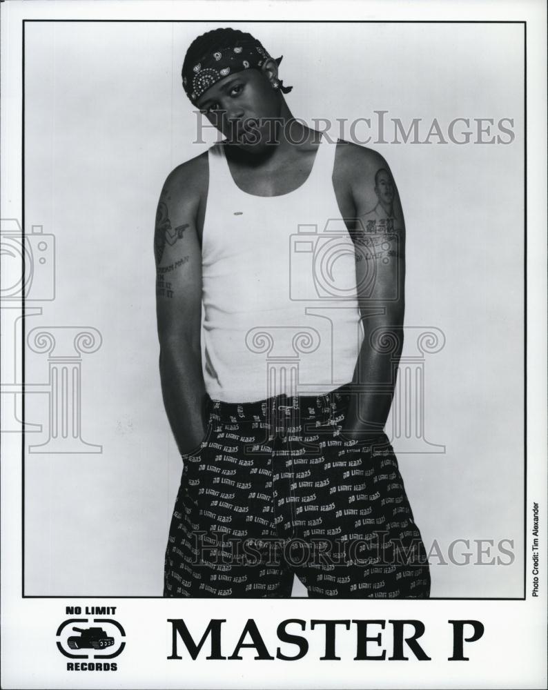 Press Photo Entertainer recording Artist rapper Master P - RSL78833 - Historic Images