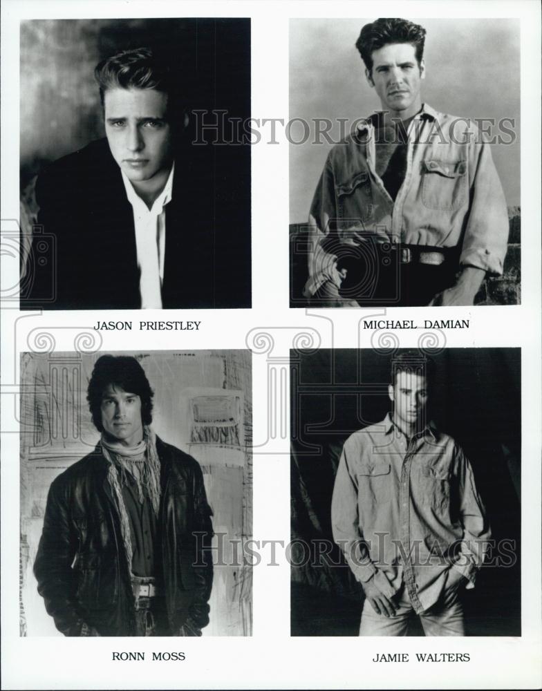 Press Photo Jason Priestley,Michael Damian,Ronn Moss, Jamie Walters - RSL01265 - Historic Images