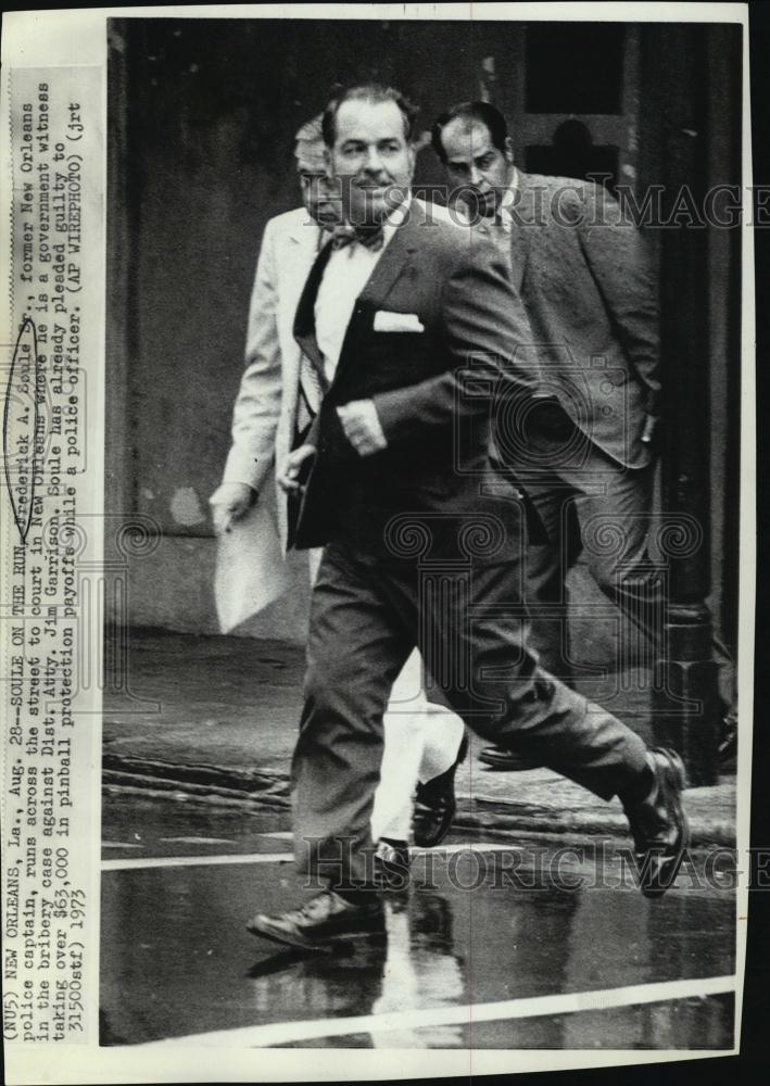 1973 Press Photo Former New Orleans Police Capt Frederick Soule Sr - RSL42425 - Historic Images