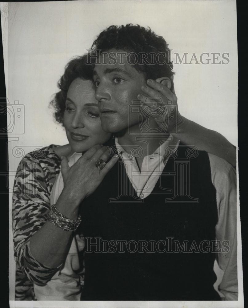 1962 Press Photo Actress Beatrice Straight, Scott Marlowe, The Eleventh Hour - Historic Images