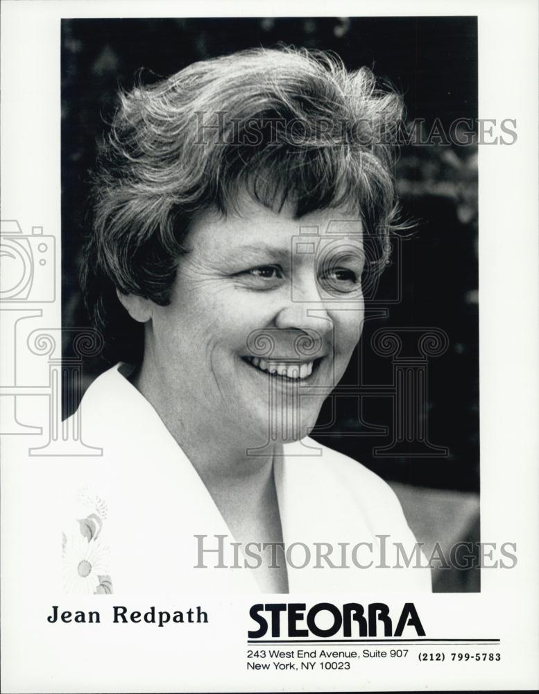 Press Photo Musician, Jean Redpath on Steorra - RSL01235 - Historic Images