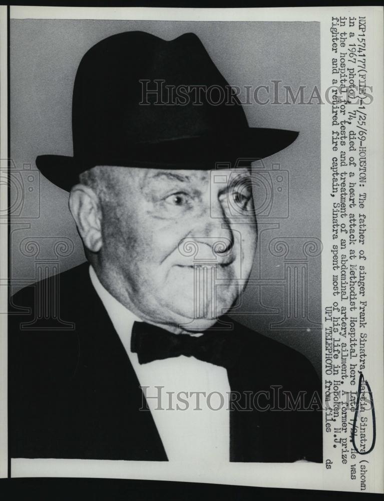 1969 Press Photo Martin Sinatra Father Of Popular Singer Frank Sinatra - Historic Images