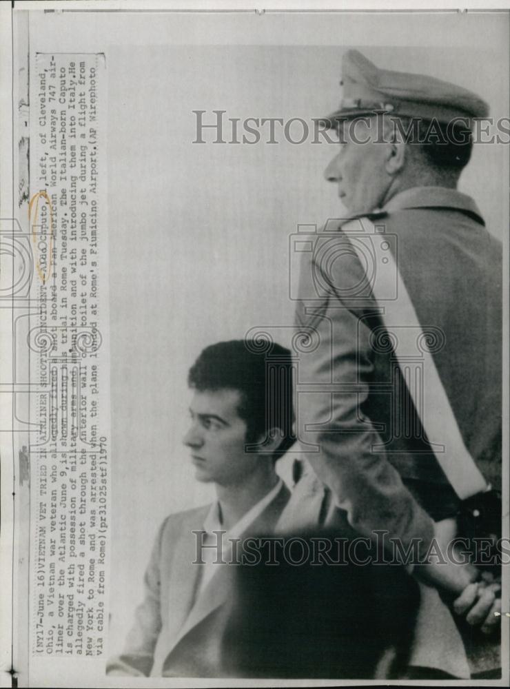 1970 Press Photo Aldo Caputo, 21-years-old, Vietnam War Veteran - RSL62569 - Historic Images