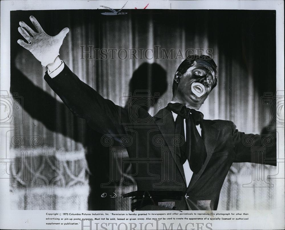 1975 Press Photo Actor Larry Parks in &quot;The Jolson Story&quot; - RSL89923 - Historic Images