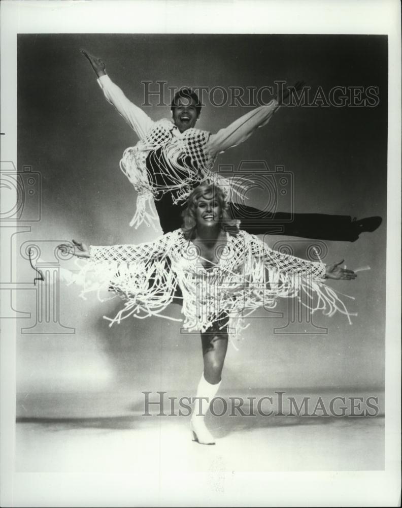 1974 Press Photo Bobby Burgess and Cissy King Dancers The Lawrence Welk Show - Historic Images