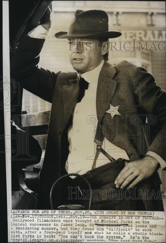 1975 Press Photo Actor Michael Parks stars in &quot;The Last Hard Man&#39; - RSL78499 - Historic Images