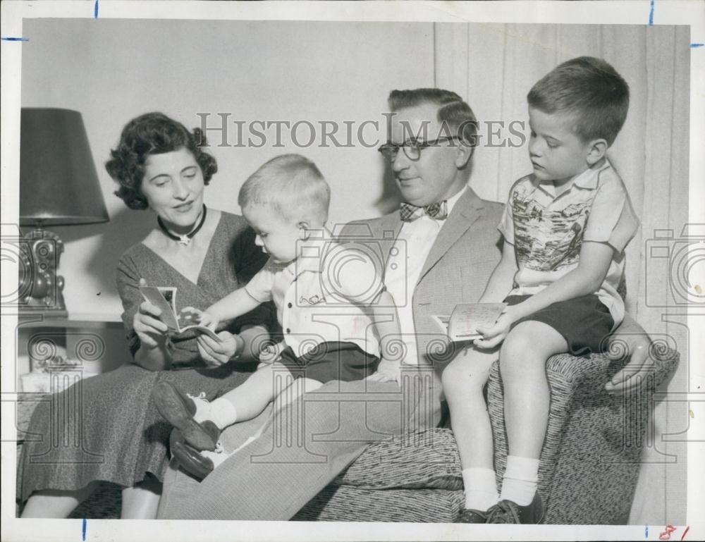 1957 Press Photo John M West, General Nuclear Engineering Corporation Executive - Historic Images