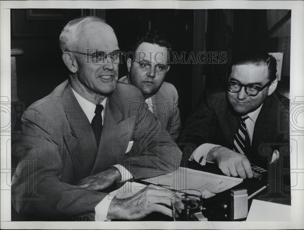 1954 Press Photo Senator Arthur Watkins, Utah Chairman Of Senate Group - Historic Images