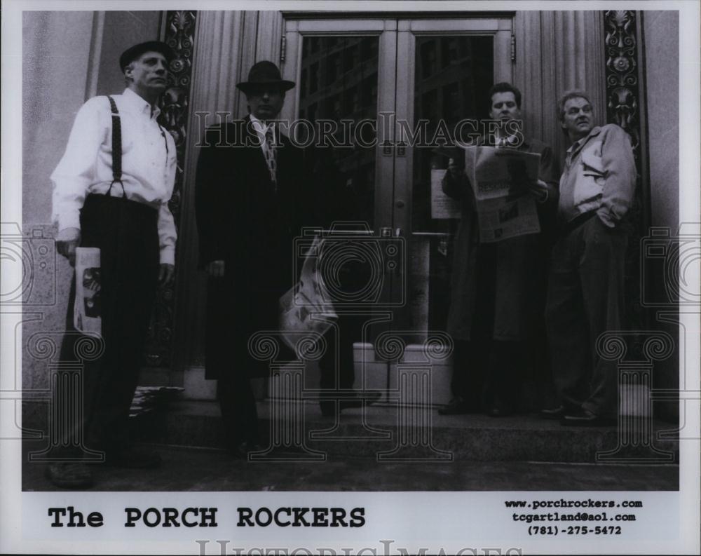 Press Photo Musicians entertainers recording artist The Porch Rockers - Historic Images