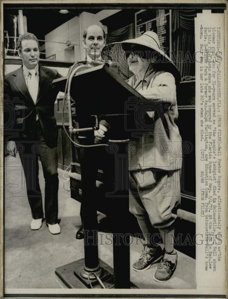 1974 Press Photo People&#39;s Lobbyist Nell Foster Rogers Dies - RSL65631 - Historic Images