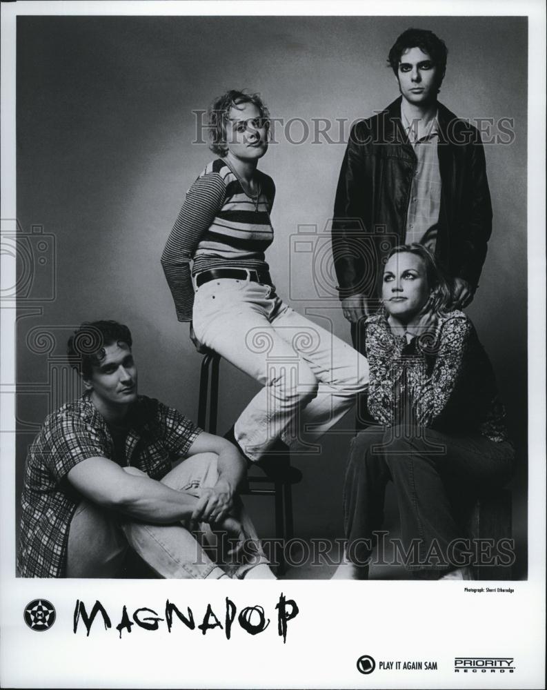 Press Photo Popular Musicians Magnapop - RSL83521 - Historic Images
