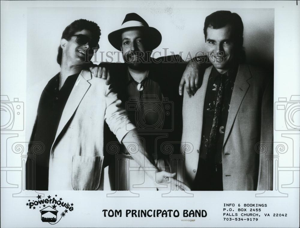 Press Photo Tom Principato Band Blues Pop Rock Powerhouse Records - RSL39381 - Historic Images
