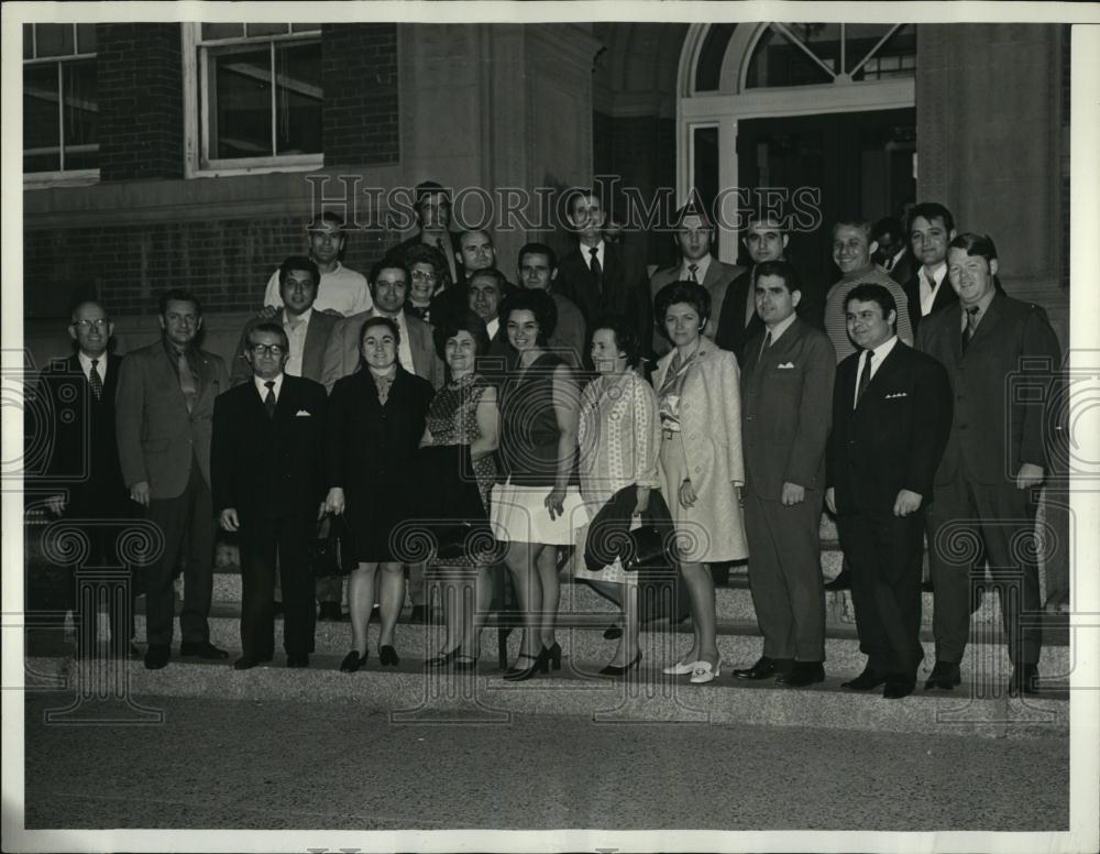 1970 Press Photo Adult Education Graduates Somerville Evening School - RSL07923 - Historic Images