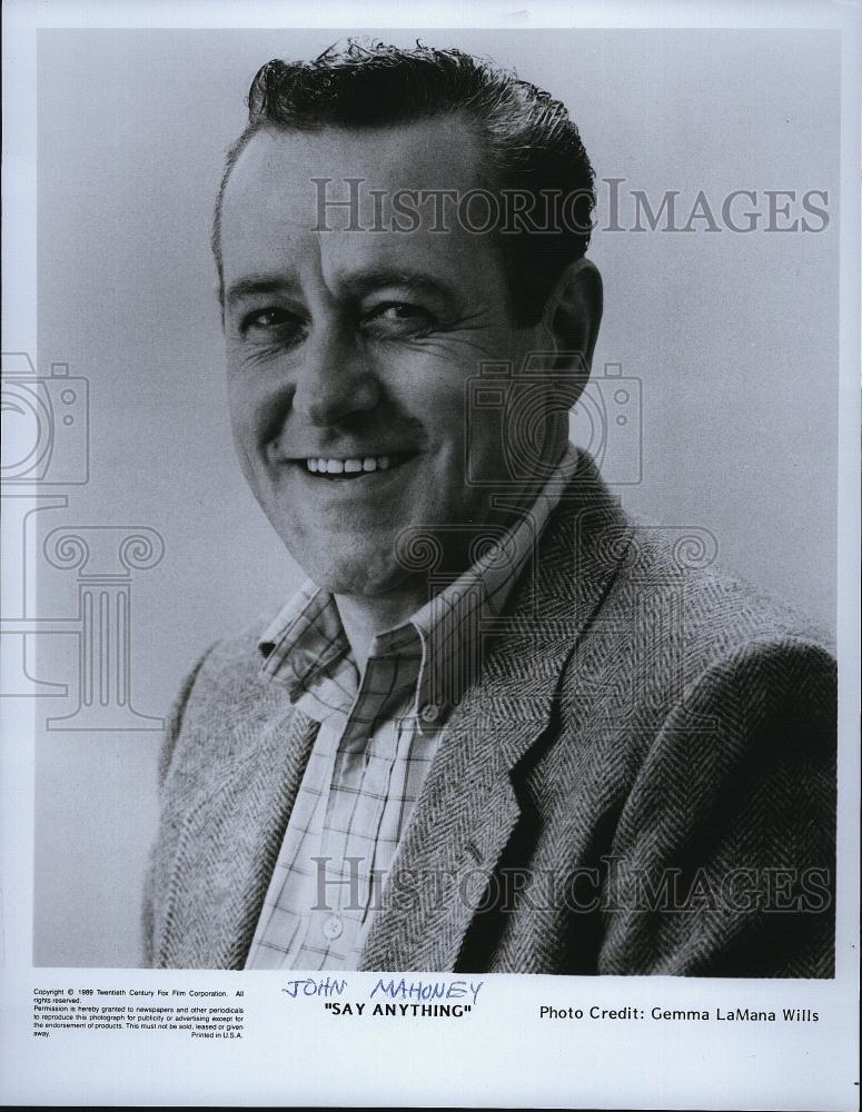 1989 Press Photo Actor John Mahoney In "Say Anything" - RSL82203 - Historic Images