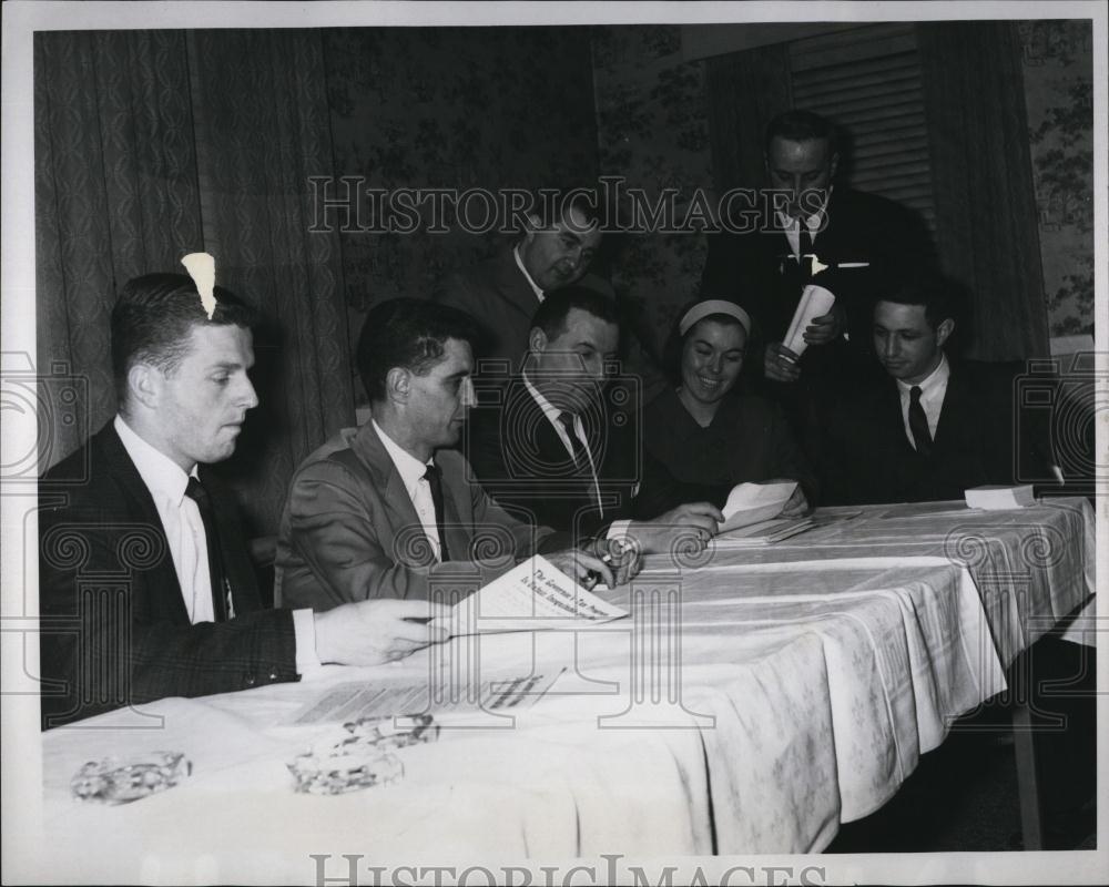 1965 Press Photo R Kolson,Atty T Sullivan,R Leary, J Prevost,D Eisenstadt - Historic Images