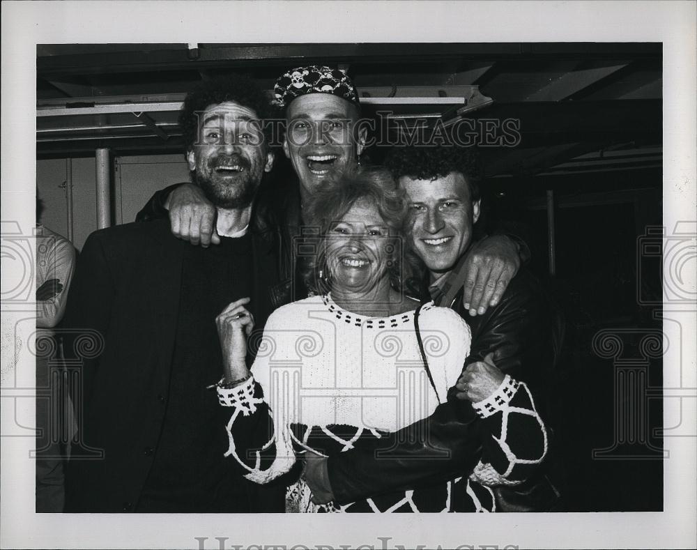 1988 Press Photo David Bieber,Tony Beradini,Director Oedipus,Louise Sullivan - Historic Images