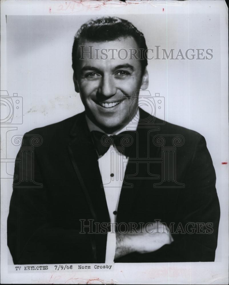 1968 Press Photo Comedian Norm Crosby - RSL94917 - Historic Images