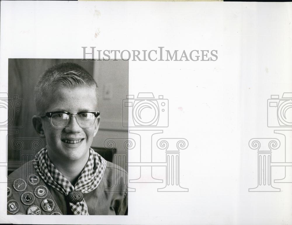 1963 Press Photo Steve Hole, Boy Scout - RSL67551 - Historic Images