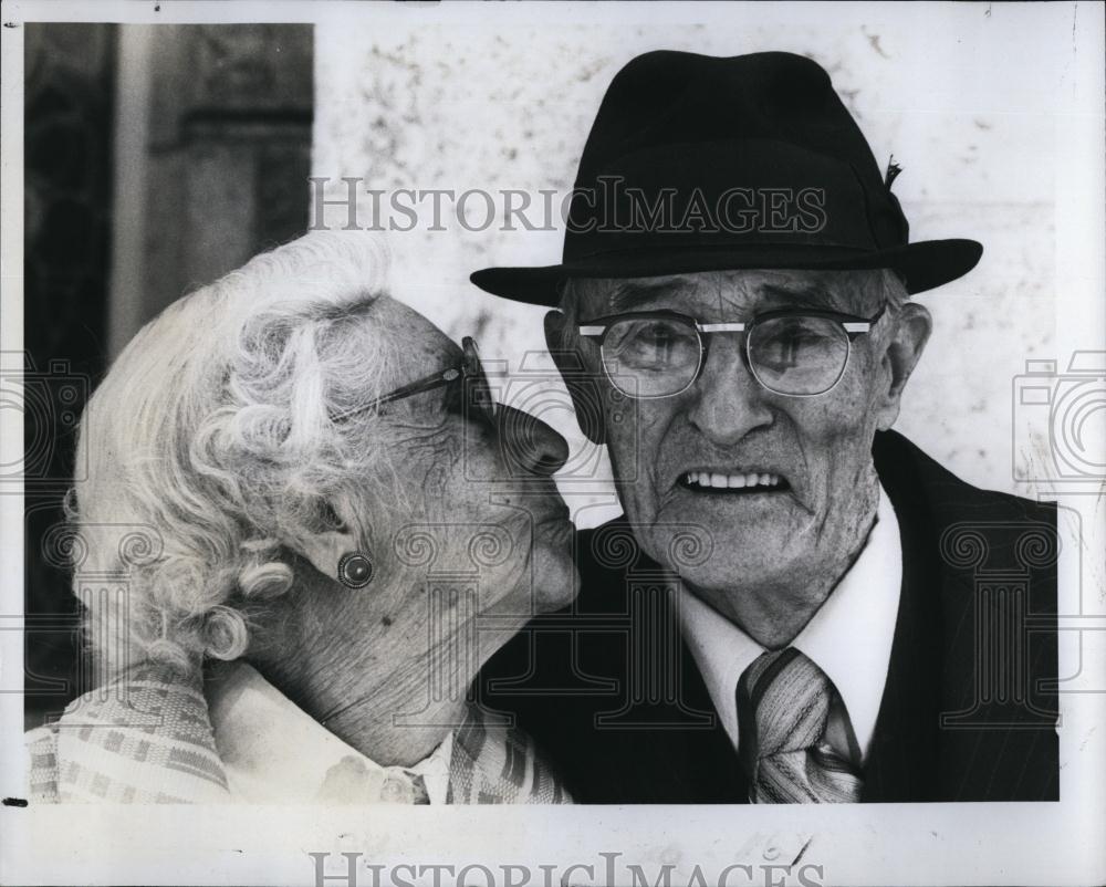 1979 Press Photo Mr and Mrs Marvin Johnston, 71 Years of Marriage - RSL99389 - Historic Images