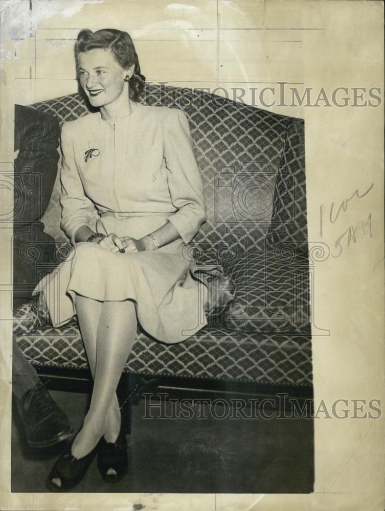 1941 Press Photo Ethel Dupont, Mrs Franklin Roosevelt - RSL01203 - Historic Images