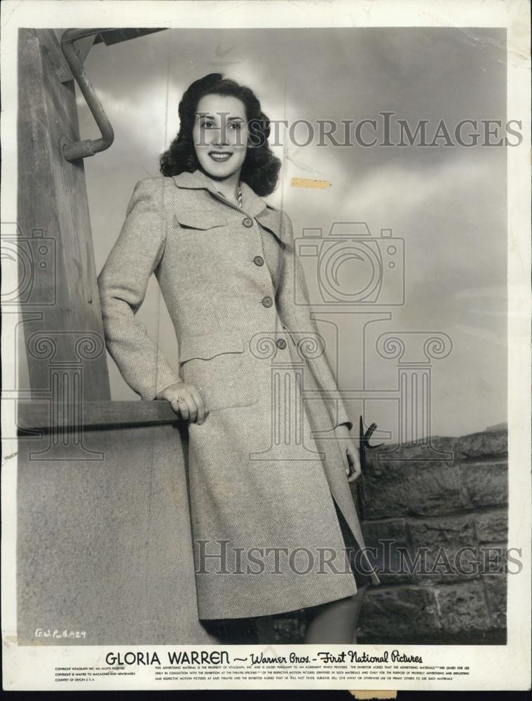 1942 Press Photo Actress Gloria Warren In &quot;Blind Date&quot; - RSL01903 - Historic Images