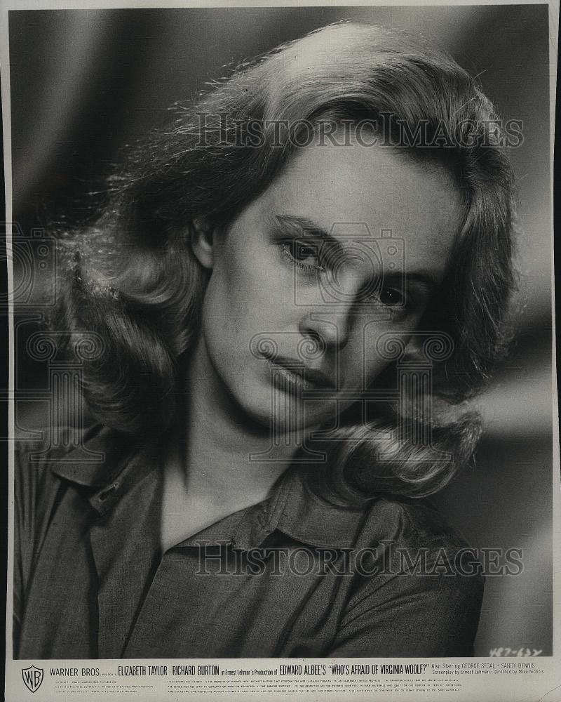 1967 Press Photo Sandy Dennis - RSL81399 - Historic Images