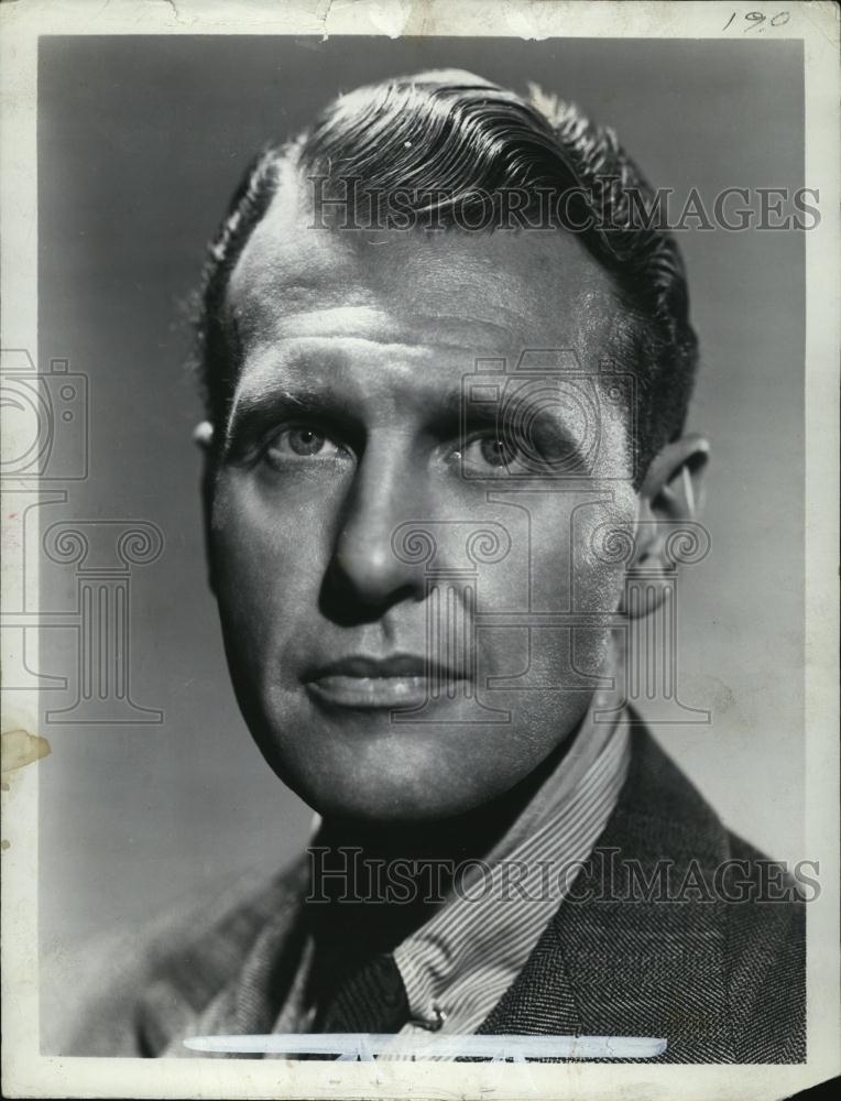 1943 Press Photo Ralph Bellamy Stars In &quot;Tomorrow the World&quot; - RSL41535 - Historic Images