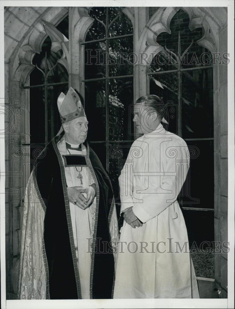 1947 Press Photo Rev John William Charles Wand &amp; Rev Joseph Summerville Minnis - Historic Images