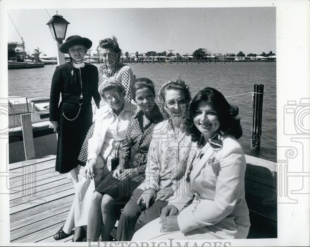 1979 Press Photo New Fine Arts Society Members Gulf Coast Art Center - RSL70091 - Historic Images