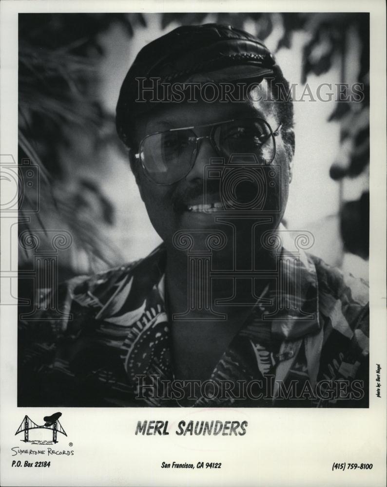 Press Photo Merl Saunders n American multi-genre musician, Piano and Keyboards - Historic Images