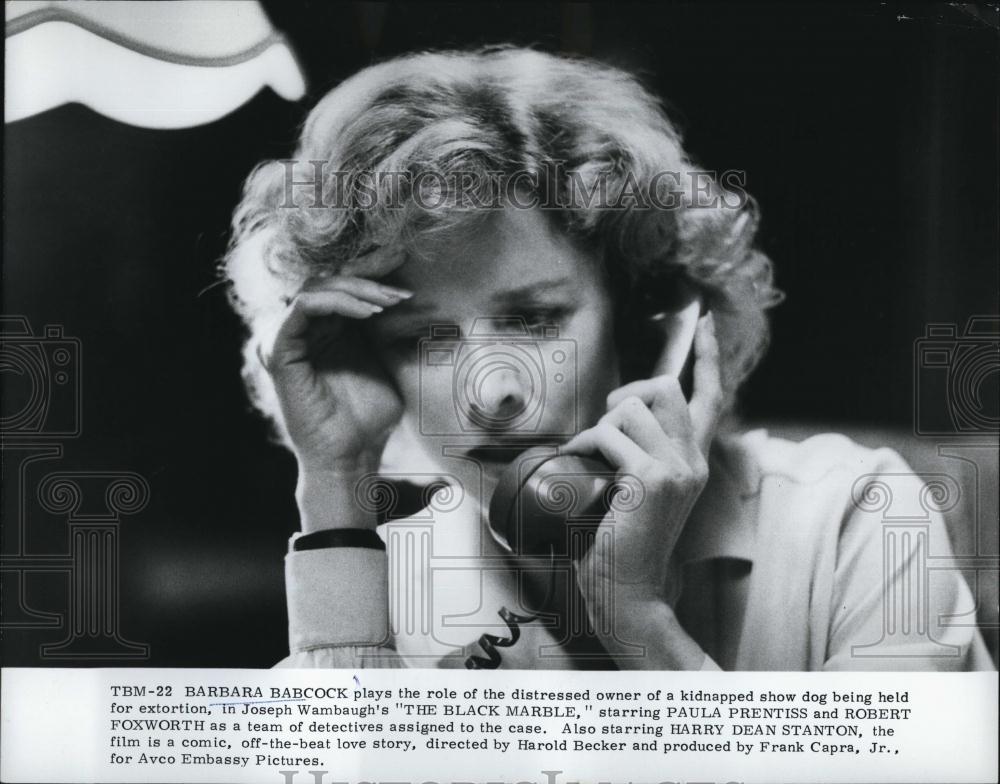 1980 Press Photo Barbara Babcock "The Black Marble" - RSL86961 - Historic Images