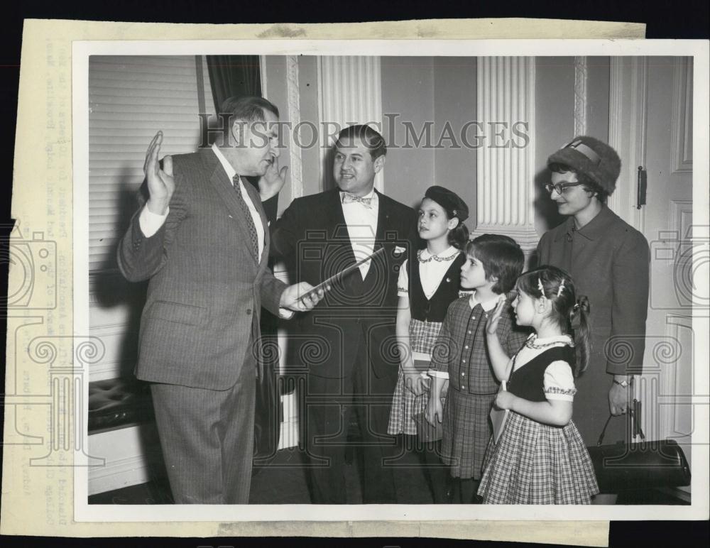 1959 Press Photo Aaron Solomon Advisory Council Massachusetts Rehabilitation - Historic Images