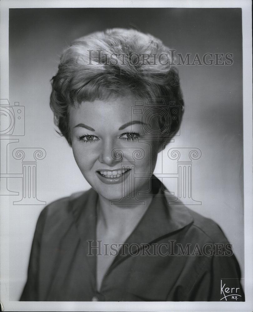 1963 Press Photo Miss Kathy Pennock,Rep of Broadway producer Martin Tahse - Historic Images