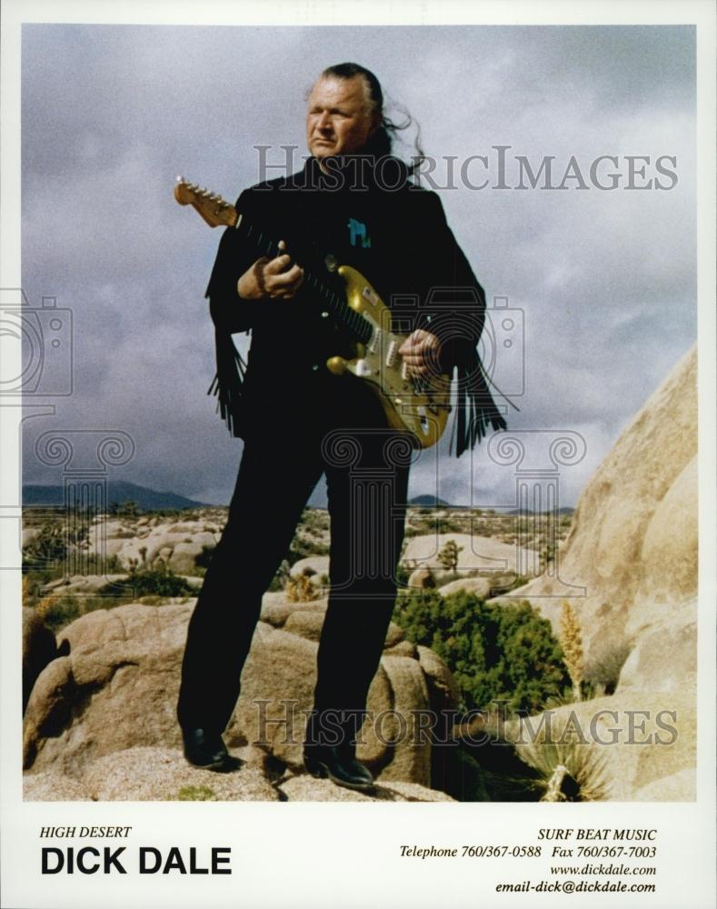 Press Photo Dick Dale, Surf Rock Guitarist - RSL03501 - Historic Images