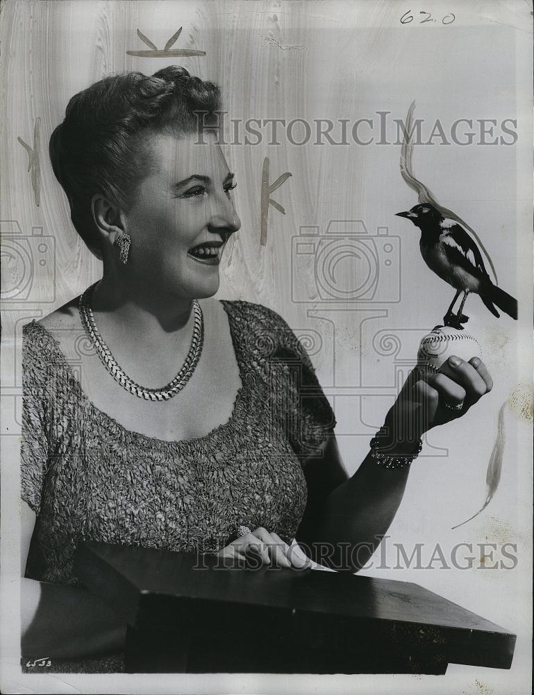 1954 Press Photo Helen Traubel Peep in my heart Actress - RSL82637 - Historic Images