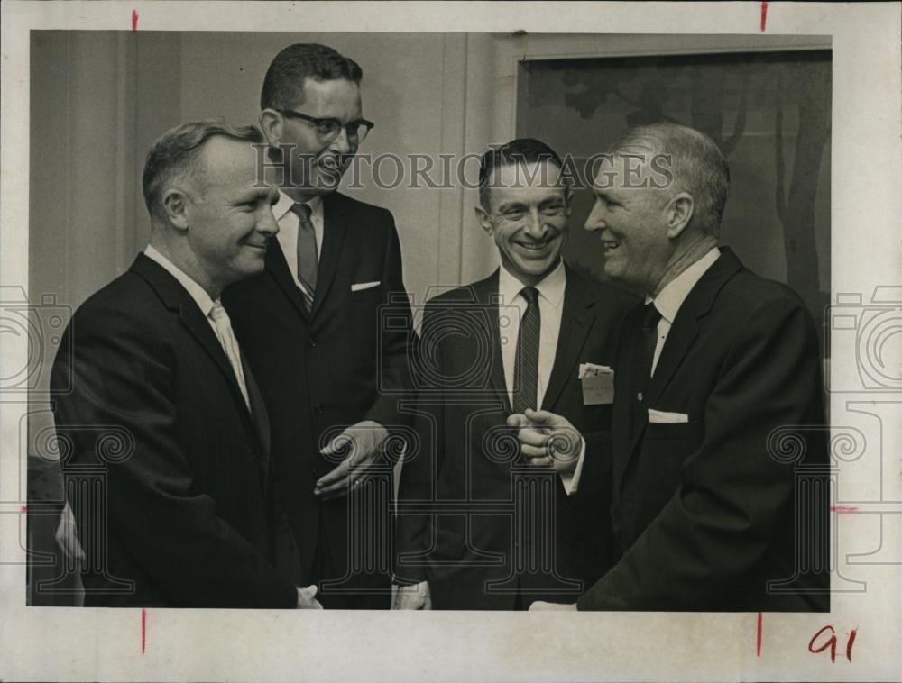 1961 Press Photo Laurie W Tomlinson, W R Canning, Willard White, Robert Little - Historic Images