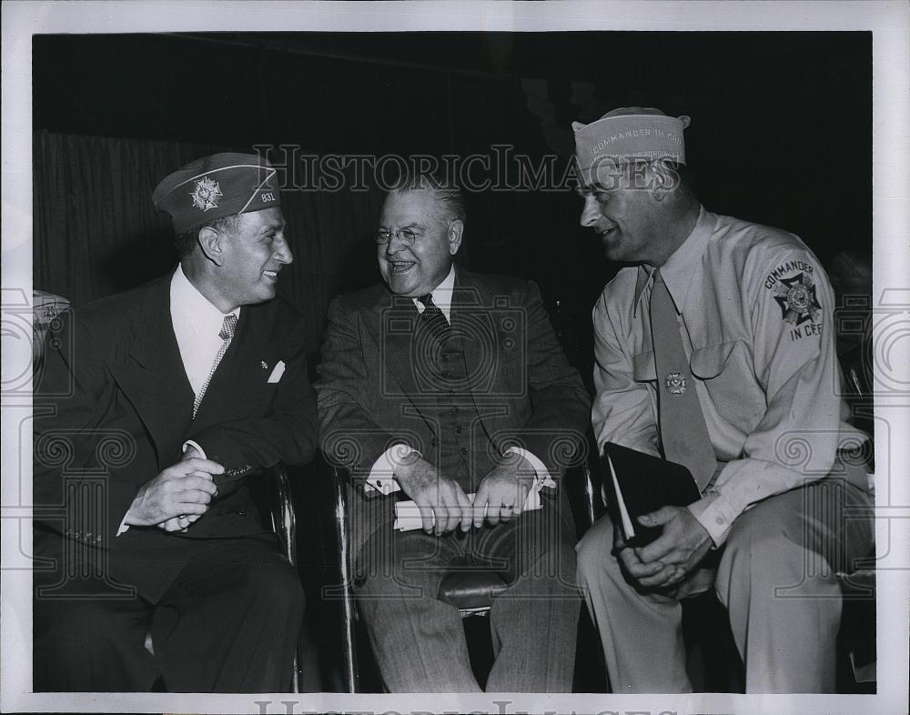 1951 Press Photo Mayor Impellitteri Encampment of VFW Parade - RSL85311 - Historic Images