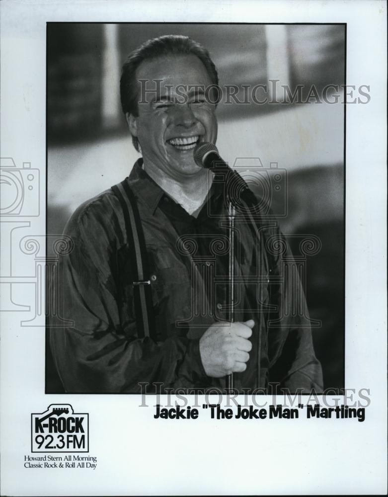 1994 Press Photo Jackie Joke Man Martling Comedian K-ROCK 923 FM - RSL43599 - Historic Images