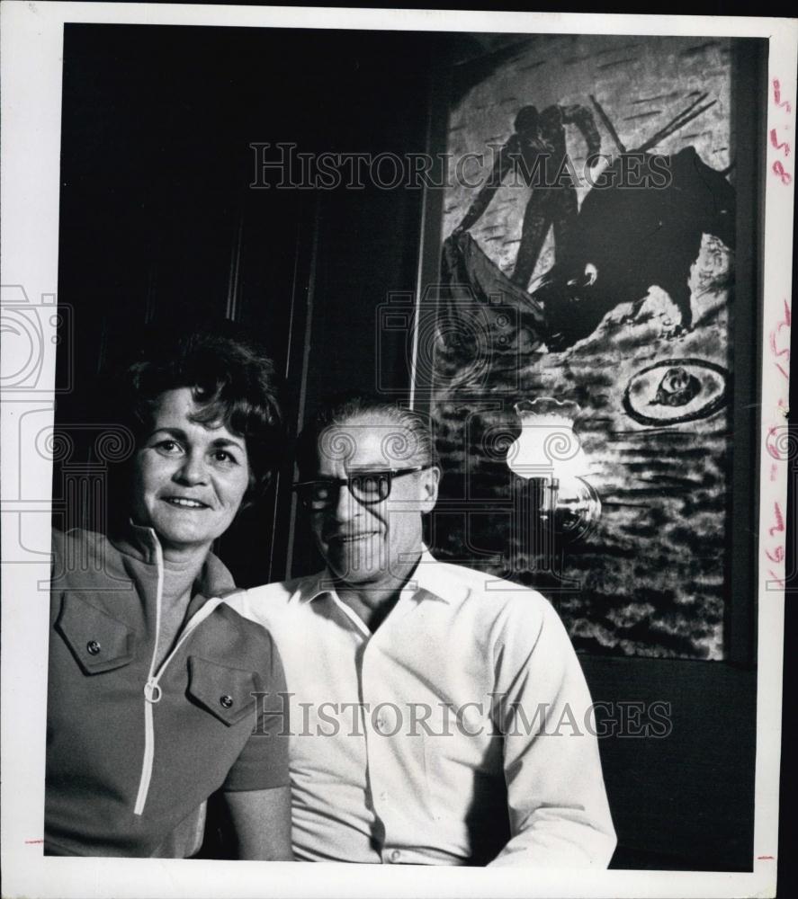 1972 Press Photo Entrepreneurs Harvey and Molly Rohr open Spanish restaurant - Historic Images