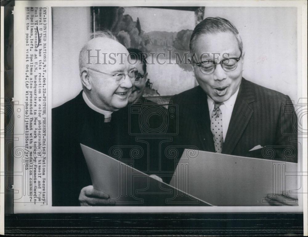 1955 Press Photo United Nationals Secretary General U Thant - RSL67723 - Historic Images