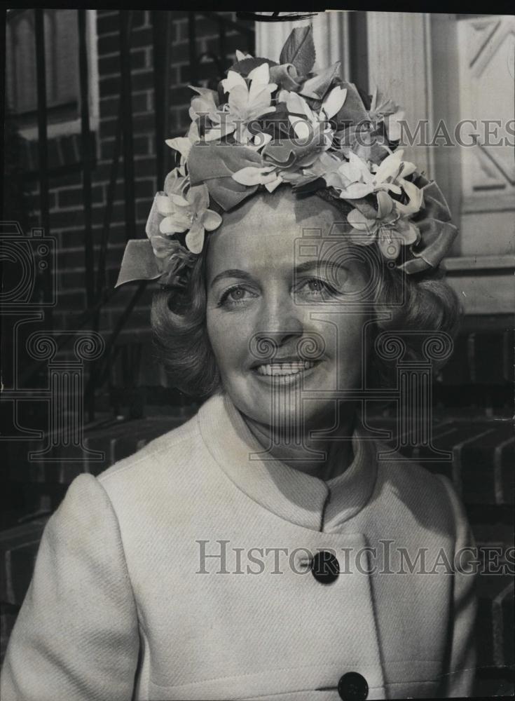 1968 Press Photo Mrs Edward McCormack wife former State Attorney General - Historic Images