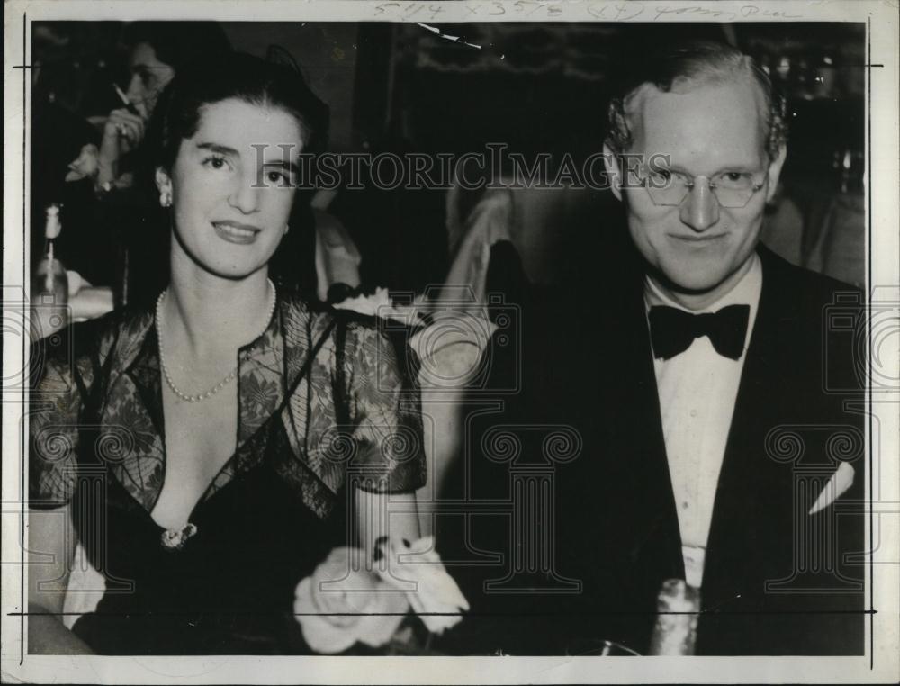 1938 Press Photo Mr & Mrs F Warren Pershing , son of Gen John Pershing - Historic Images