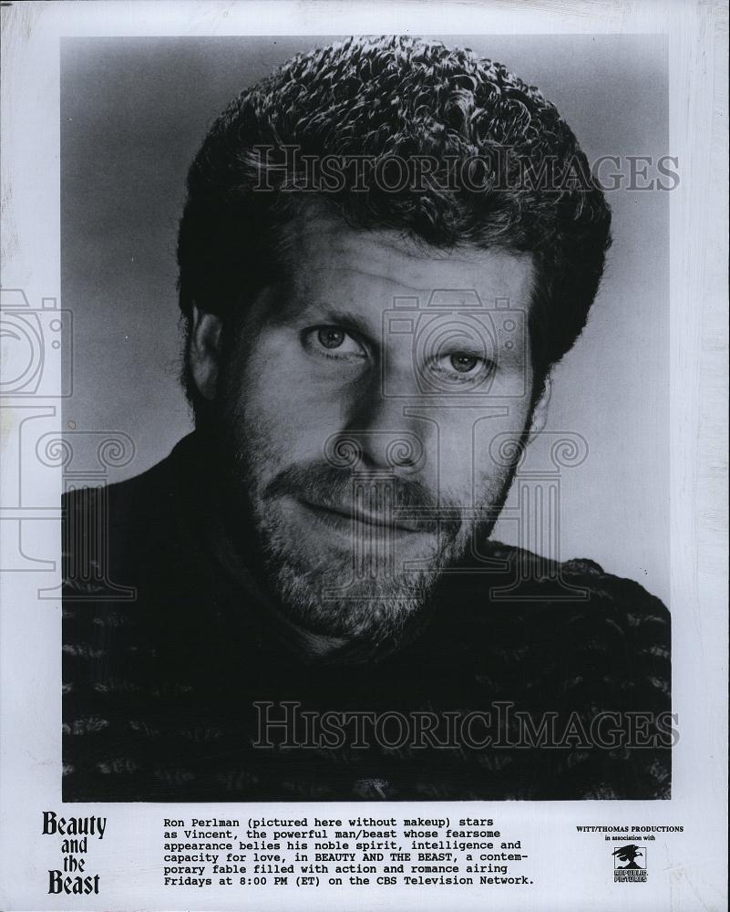 1987 Press Photo Ron Perlman Stars In "Beauty And The Beast" - RSL81743 - Historic Images