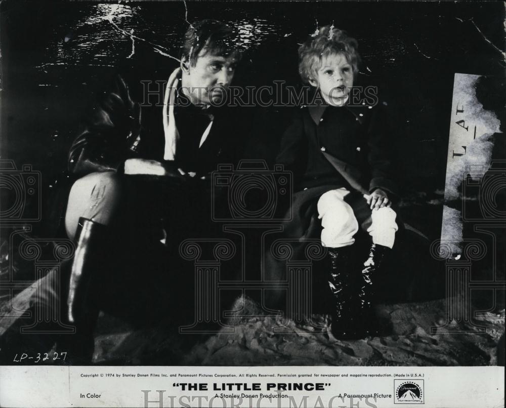 1974 Press Photo Steve Warner and Richard Kiley in &quot;The Little Prince&quot; - Historic Images