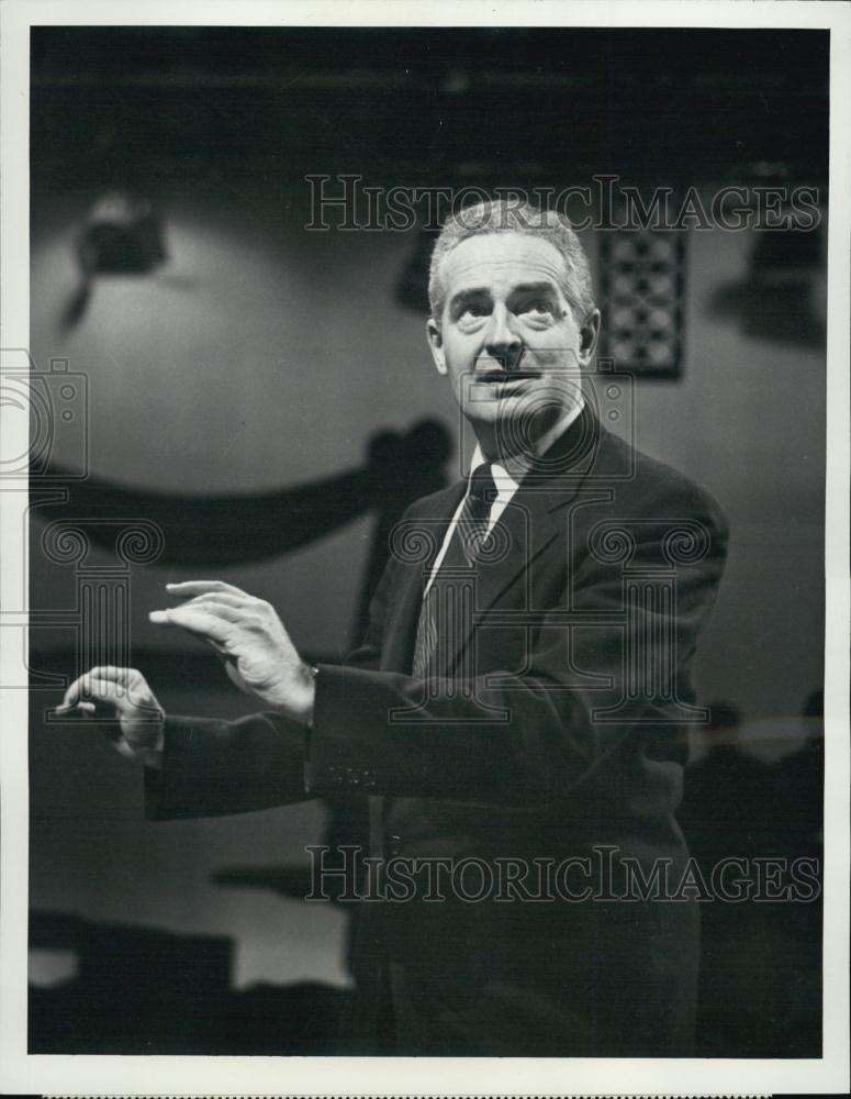 1953 Press Photo Fred Waring Musician Bandleader Radio Television Personality - Historic Images