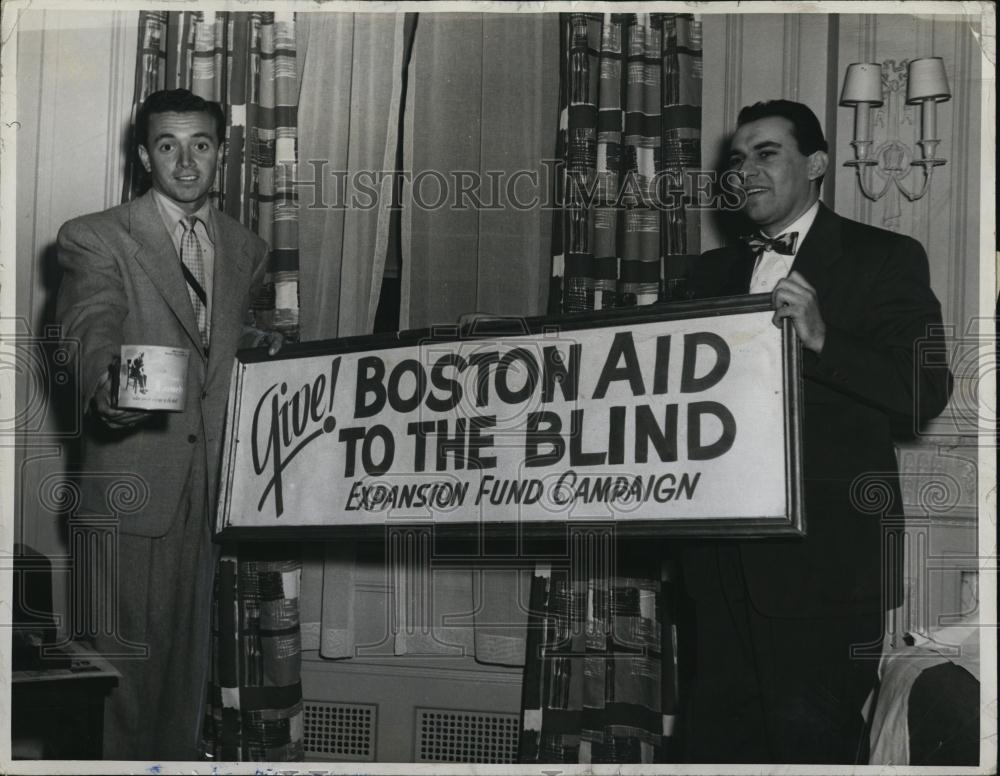 1950 Press Photo Songwriter VicDamon &amp; TV Writer Lou Michaels - RSL07203 - Historic Images